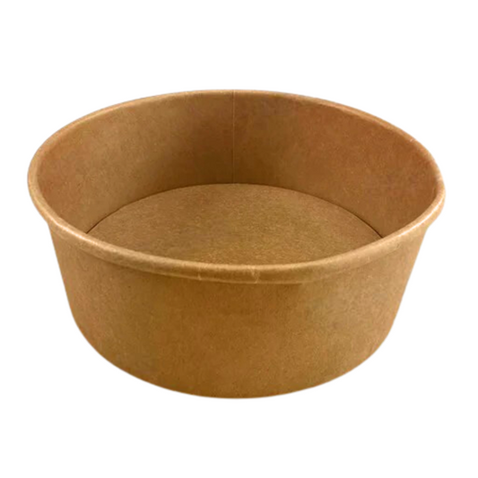 1000ml Round Kraft Paper Deli Bowl (300pcs)