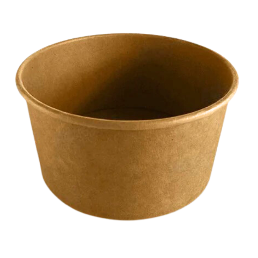 1300ml Round Kraft Paper Deli Bowl (300pcs)