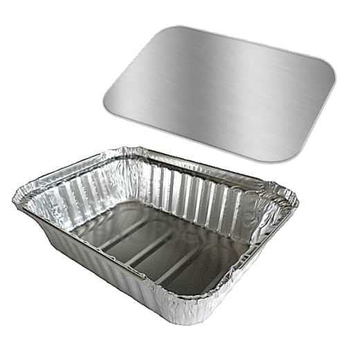 Nicholl [830860-502] Aluminium Foil Container [6x8.2x1.5inch] (a pack of 900)