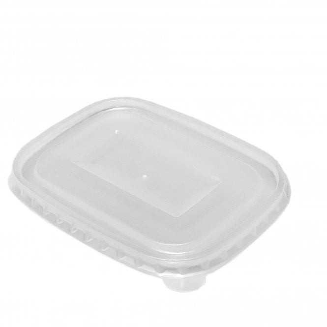 PP lids for Kraft Rectangular cardboard Food Containers500,750 and 1000cc just Lids (Pack of 300pcs)